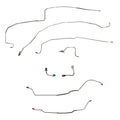 CBK0417SS- 67 Chevy Camaro with Rear Mono-Leaf, Disc Conversion Brake Line Kit; Stainless - SSTubes