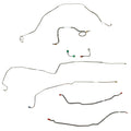 CBK0418SS- 68 Chevy Camaro with Rear Mono-Leaf, Disc Conversion Brake Line Kit; Stainless - SSTubes