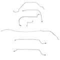 CBK0423SS- 64-65 Pontiac Lemans / GTO Convertible, Disc Brake Conversion Brake Line Kit; Stainless - SSTubes