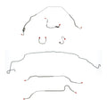 1969 Pontiac Firebird, w/ Standard Drum; Complete Brake Line Kit; Stainless - SSTubes