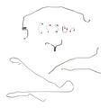 1970 Pontiac Firebird, w/ Power Disc; Complete Brake Line Kit; Stainless - SSTubes