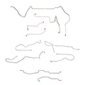 1998-02 Pontiac Firebird, w/ Traction Control; Complete Brake Line Kit; Stainless - SSTubes