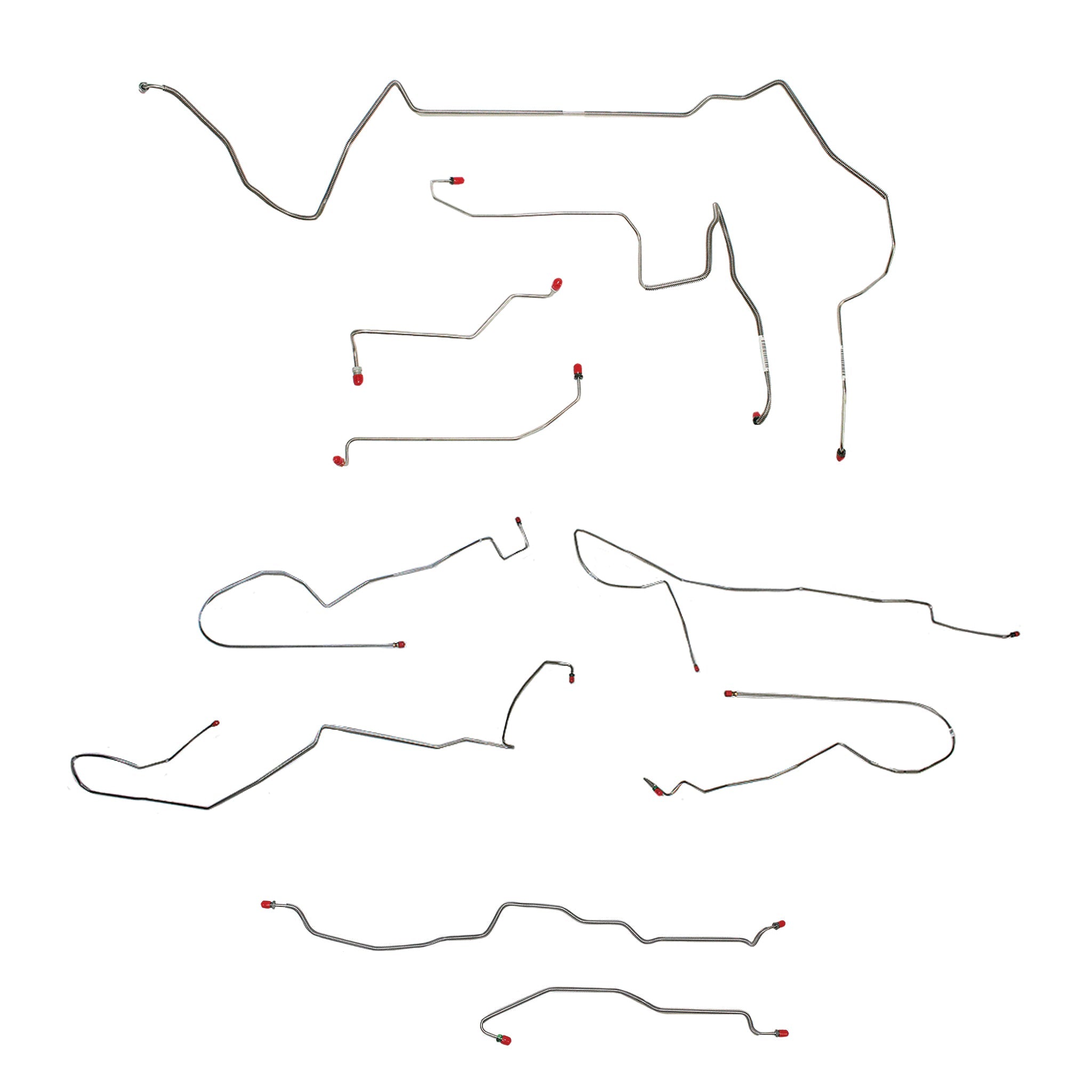 1998-02 Pontiac Firebird, w/ Traction Control; Complete Brake Line Kit; Stainless - SSTubes