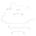 1962-63 MOPAR B-body w/ 426 Max Wedge; Complete Brake Line Kit; Steel - SSTubes
