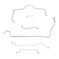 1965 MOPAR B-body w/ Standard Brakes; Complete Brake Line Kit; Steel - SSTubes