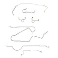1972 MOPAR B-body w/ Standard Disc; Complete Brake Line Kit; Steel - SSTubes
