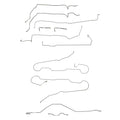 CBK0700OM - 2015-22 Chevy Colorado, 4x4, 4WABS, With Traction Control; Complete Brake Line Kit; Steel - SSTubes