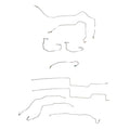 2014 - 17 Jeep Cherokee, 4WD, Complete Brake Line Kit; Steel - SSTubes