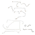 2001-05 Toyota Rav4, 2.0L, 2WD, Complete Brake Kit; Steel - SSTubes