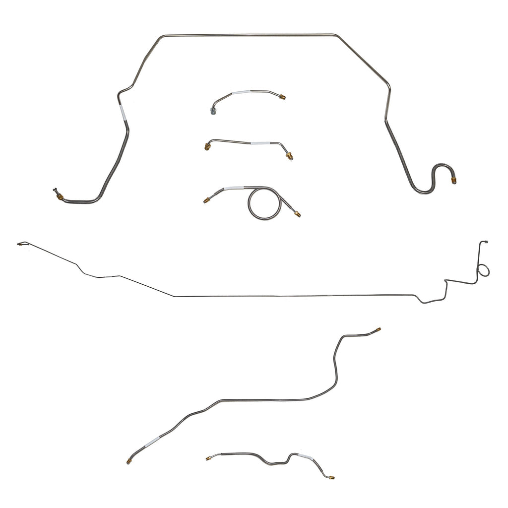 1974-80 International Scout II; Complete Brake Line Kit; Steel - SSTubes