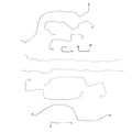 2011-15 Ford F-350, w/ Crew Cab and Short Bed, Traction Control; Complete Brake Line Kit; Steel - SSTubes