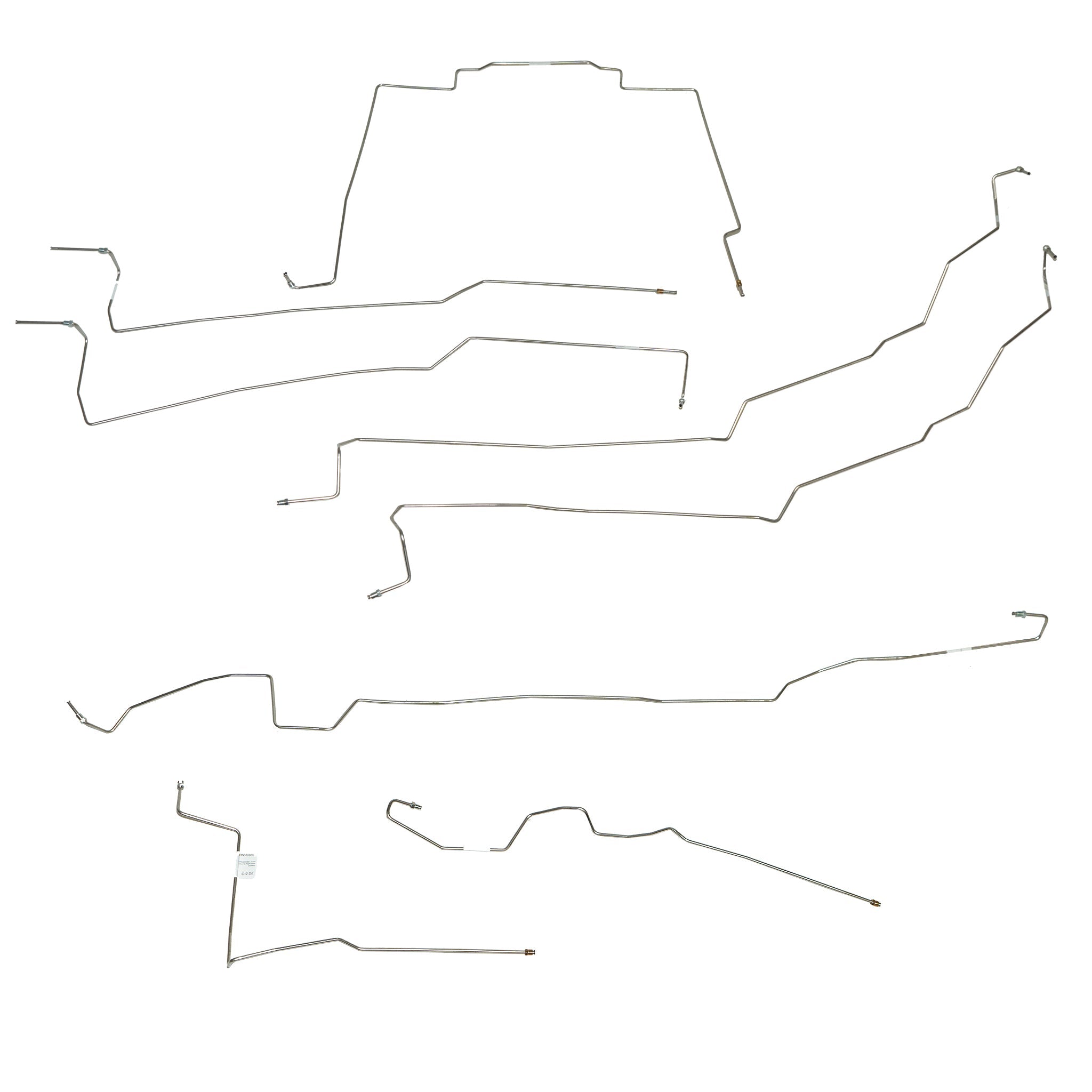 2003-07 Chevy Express 2500, GMC Savanna 2500; Complete Brake Line Kit; Stainless - SSTubes