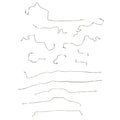 2005-21 Nissan Frontier, 2009-12 Suzuki Equator, Complete Brake Line Kit; Steel - SSTubes