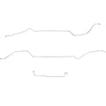 CIN0003OM- 01-05 Malibu, Alero, Grand Am with ABS Intermediate Brake Line Kit; Steel - SSTubes