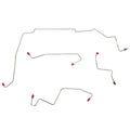 DKT0501OM- 05-06 Ford Escape 2wd AWABS Disc/Drum Front Brake Line Set; Steel - SSTubes