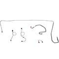 EKT7006OM- 70-71 Mopar E-Body, Non-Power Disc; 2pc Rear Line; Right Front Line Routes Under Frame; 5pc Front Brake Line Kit; Steel - SSTubes