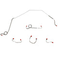 FKT6905OM- 69 Chevy Camaro, Nova, Power Disc Brakes, Front 5 Line Kit; Steel - SSTubes