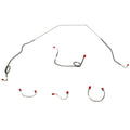 FKT6908OM- 69 Chevy Camaro, Standard Disc Brakes, Front 5 Line Kit; Steel - SSTubes