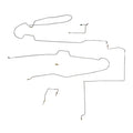 99-03 Windstar Rear Drum Brakes Intermediate Brake Line Kit, Steel - SSTubes