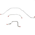GKT6101OM- 61-62 Ford Galaxie, Standard Brakes 3pc Front Brake Line Set; Steel - SSTubes