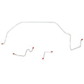 GKT6501OM- 65 Ford Galaxie, Standard Brakes, 3pc Front Brake Line Set; Steel - SSTubes