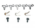 HCK0028- 70-74 E-Body 5/16" Fuel Line Clips - SSTubes