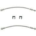 HSP0006SS- 93-97 F-Body Front Brake Hose; Braided Stainless - SSTubes