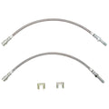 HSP0036SS- 99 Cougar Front Brake Hose Set; Stainless - SSTubes