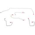LKT0501OM- 00-07 Ford Focus, AWABS, Traction Control, Disc/Drum Front Brake Line; Steel - SSTubes