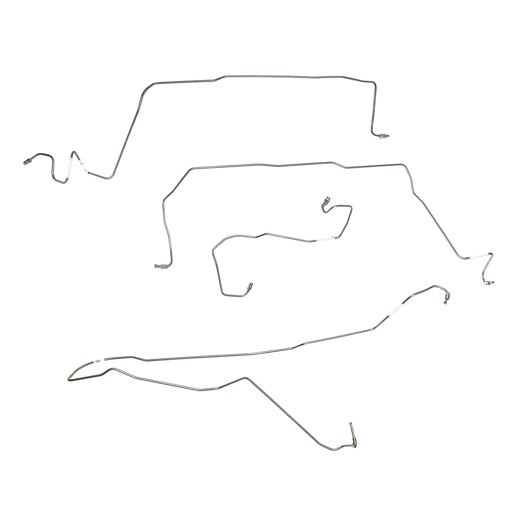 89-94 Nissan, non-ABS, 5 Line Set; Stainless - SSTubes