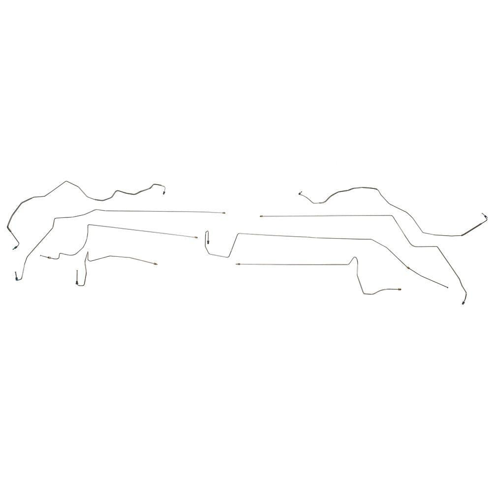 OIN1403OM- 08-14 Tundra, 4wd, Crew Cab, Short Bed, Intermediate Brake Line Kit; Steel - SSTubes
