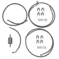 00-03 GM 1500 Full Size SUV w/ Fuel Filter, Non-Flex Fuel; Quick Fix Fuel Line Kit; Braided Stainless - SSTubes