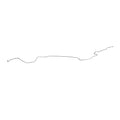 66 Mopar B-Body, Drum 1pc Intermediate Brake Line; Steel - SSTubes