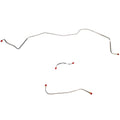 RKT6213OM- 62-64 Mopar B-Body Standard, Dual M/C, QPV, Max Right-Front; Front Brake Line Kit; Steel - SSTubes