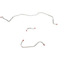 RKT6402OM- 62-64 Mopar B-Body, Except 426 Max Wedge, Power Brakes, Front 3 Line Kit; Steel - SSTubes