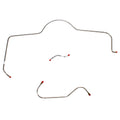 RKT6502OM- 65 Mopar B-Body, Power Brakes, 3pc Front Brake Line Set; Steel - SSTubes