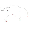 RKT6804OM- 68-70 Mopar B-Body, Drum Brakes, 4pc, Right-Front OVER Frame, Front Brake Line Kit; Steel - SSTubes