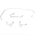 RKT7204OM- 72 Mopar B-Body, Standard Brakes Disc, Front 4 Line Kit; Steel - SSTubes