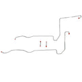 STC6301OM- 63 Ford Thunderbird w/MX Transmission, 4pc Transmission Cooler Line Set; Steel - SSTubes