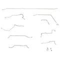 TCK7101OM- 71 GM Long Bed, Standard, Coil, Outboard; Complete Brake Line Kit; Steel - SSTubes