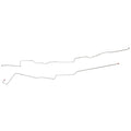 TIN0442OM- 04-08 Ford F-150 Crew Cab / 5.5 Short Bed, Intermediate Brake Lines, 2pcs; Steel - SSTubes