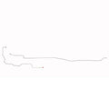 TIN0541OM- 05-07 F-250 Super Duty 4wd, Extended Cab/Long Bed Intermediate Brake Line; Steel - SSTubes