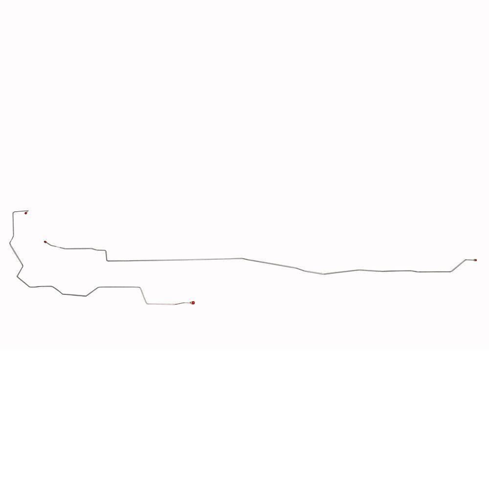 TIN0542OM- 05-07 F-250 Super Duty, Crew Cab/Long Bed, Intermediate Brake Line Kit; Steel - SSTubes