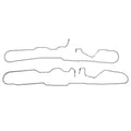 TIN1401OM - 2014-18 GM 1500 Truck, Extended Cab & Short Bed; Intermediate Brake Line Kit; Steel - SSTubes