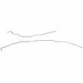 TIN8741OM- 87-91 F-150 Extended Cab/Long Bed 4wd, Intermediate Brake Line; Steel - SSTubes