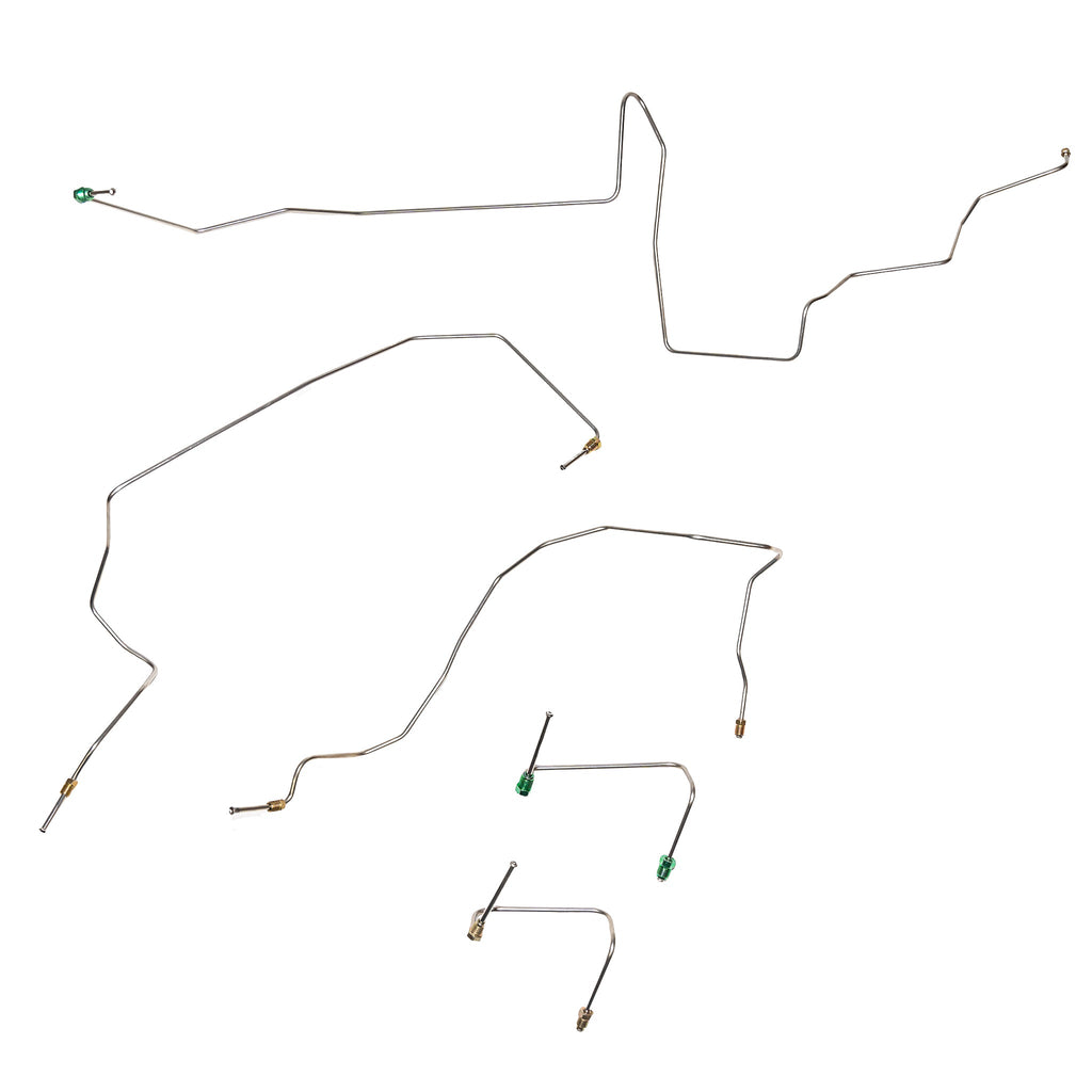2004 - 08 Ford Ranger, AWABS, 4WD, Front Brake Line Kit; Stainless - SSTubes