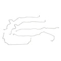2011 GMC Sierra 2500 HD 6.0L 4WD, Front Brake Kit; Steel - SSTubes