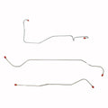 TKT5202OM- 52 Chevy/GMC 3/4 Ton Truck, Front 3pc Brake Line Set; Steel - SSTubes