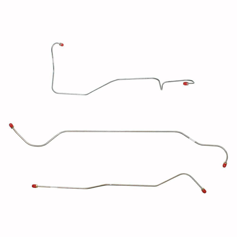 TKT5202OM- 52 Chevy/GMC 3/4 Ton Truck, Front 3pc Brake Line Set; Steel - SSTubes