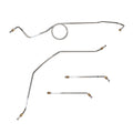 63-66 Chevy C10/GMC C1500, Standard Brakes, 2wd; Front 3pc Brake Line Kit; Steel - SSTubes